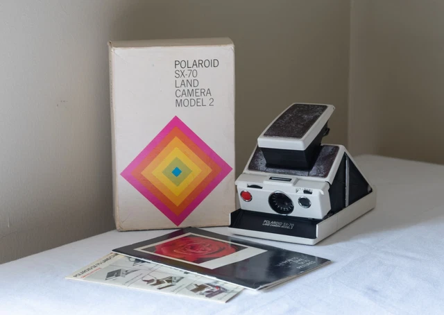 Polaroid SX-70 Modelo 2 Marfil para Reparación - Botón de Exposición que no funciona