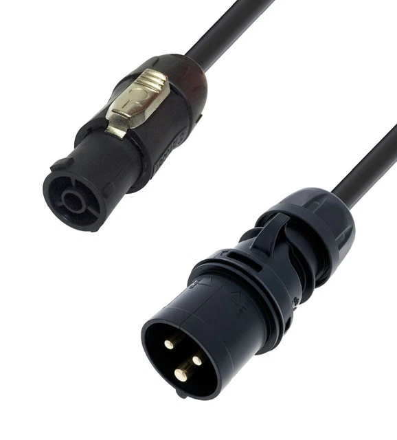Cavo Ibrido DMX + Alimentazione Powercon DG Systems - 5 Metri, Made In Italy, Per Illuminazione Professionale