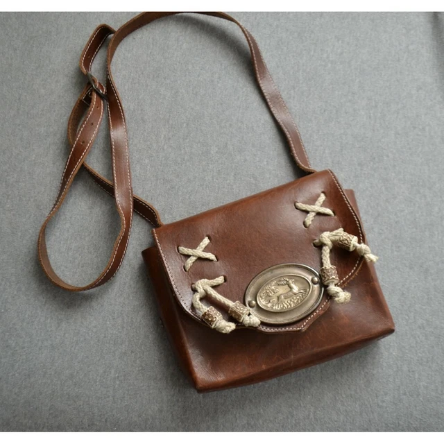 Handbag Leather Style Tyrolean