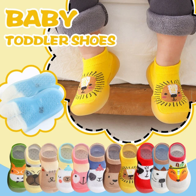 Baby Girl Boys Toddler Anti-slip Slippers Socks Kids Cotton Shoes Warm Winter