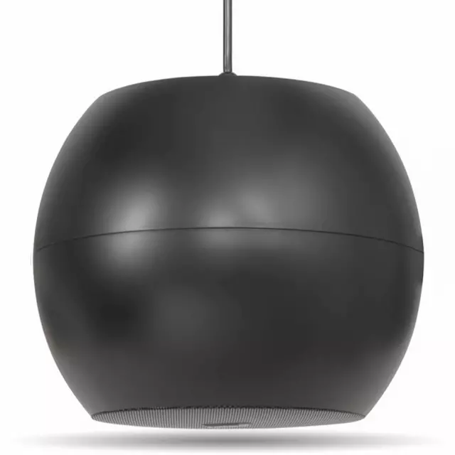 PS Series Pendant speaker 12.5cm 5" in Black Dispersion Spheroid Commercial