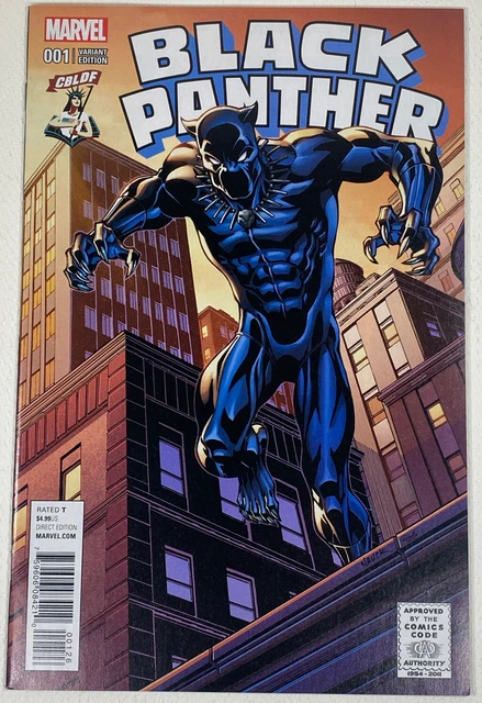 Black Panther 001 Marvel 2016 VF Todd Nauck CBLDF Variant NM (9.4) Movie Unread!