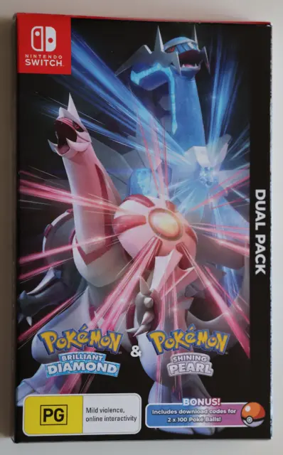 NEW Nintendo Switch Pokemon Brilliant Diamond & Pokémon Shining Pearl Dual Pack!