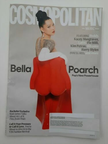 COSMOPOLITAN MAGAZINE-APRIL 2022-THE Music Issue-Bella Poarch £3.22