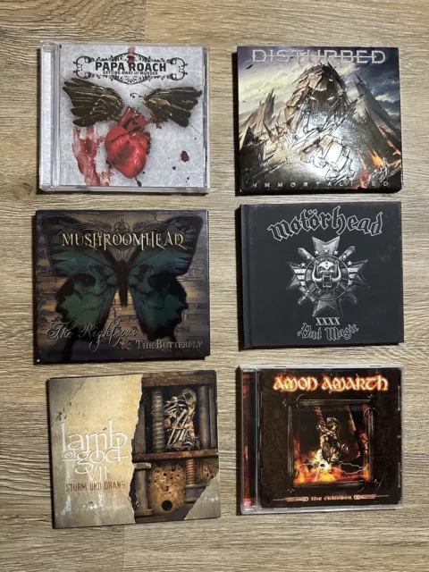 CD Set/ Papa Roach/ Disturbed/ Mushroomhead/ Motörhead/ Lamb of God/ Amon Amarch