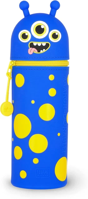 Legami - Astuccio 2 In 1 In Morbido Silicone - Kawaii, Orso Polare, Edizione Limitata, Portapenne Da Tavolo