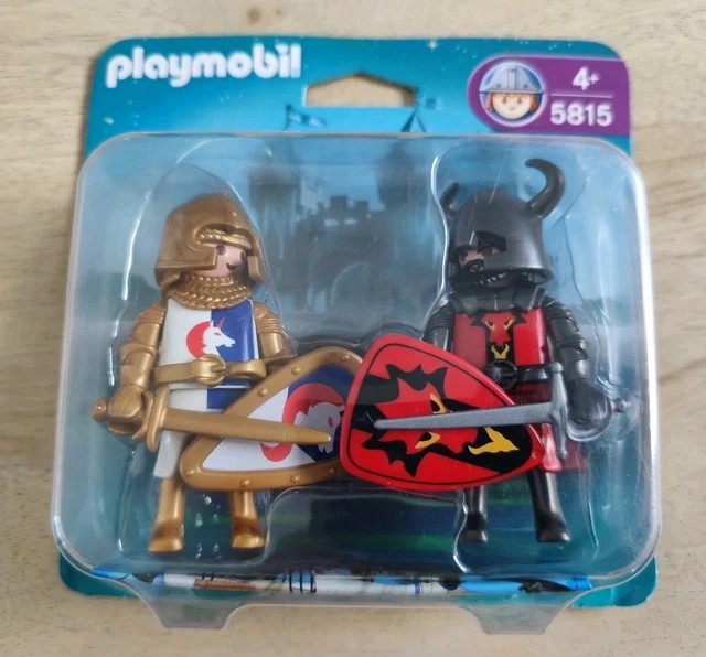 Lot Playmobil 'Les Chevaliers Du Moyen Âge' - Série 2016 - Occasion - Fabriqué En Allemagne