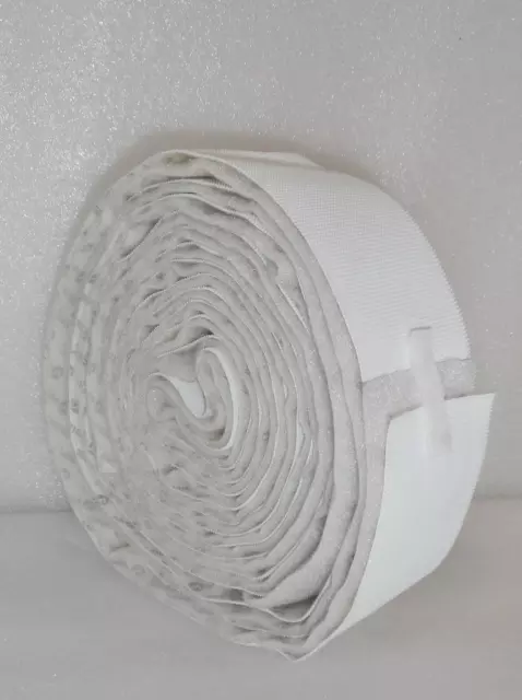 New Velcro ® Brand Sticky Back 2" in. Tape 15' ft. Roll White *Both Side Glued*