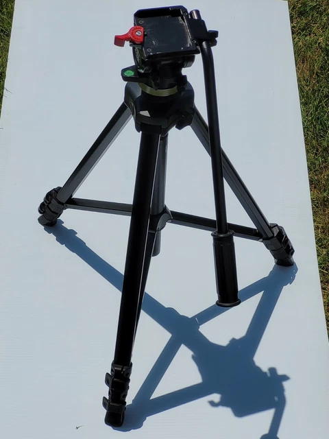 Velbon Stratos 480 Video Tripod w/ Vel-Flo 10 #PH-268R Pan,Tilt Head MFG