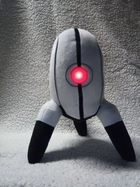 Portal 2 Plush Turret Sentry 14" Motion Activated ThinkGeek - Tested, Clean