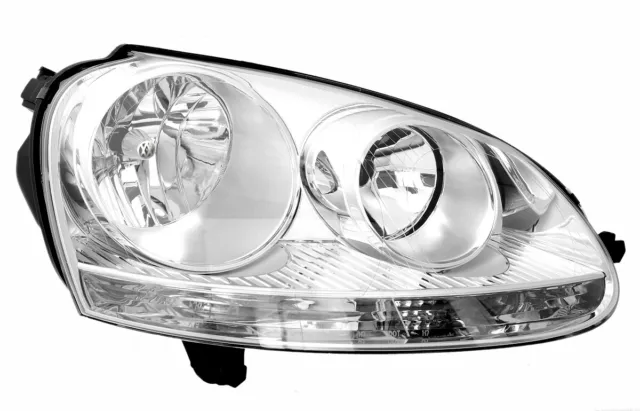 Scheinwerfer rechts für VW Golf 5 + Jetta 3 1K Chrom Halogen Streuscheibe + LWR