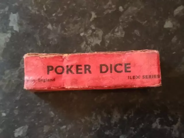 Vintage Bakelite Poker Dice