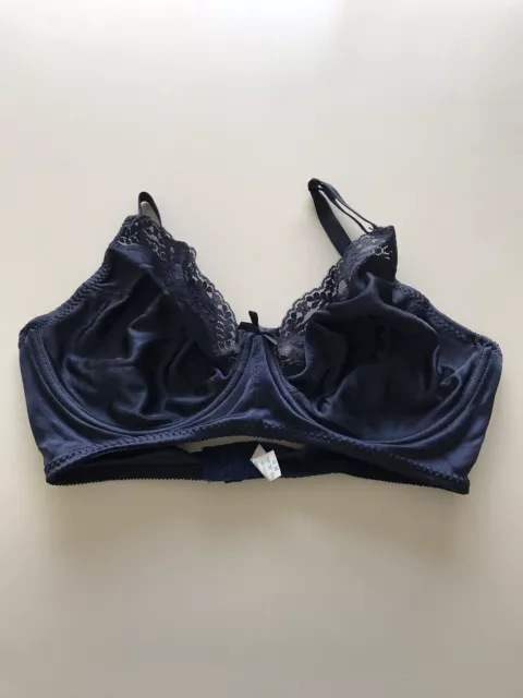 Matalan Black Underwired Non Padded Pre-Owned Bra Size 36DD