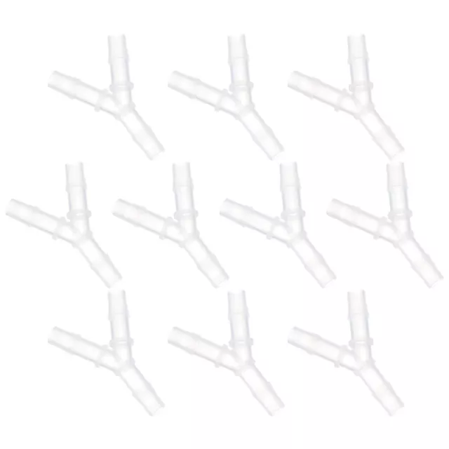 10 pz giunto a maglietta tipo Y plastica serbatoio pesci compagnia aerea splitter valvola tubo gorgogliatore