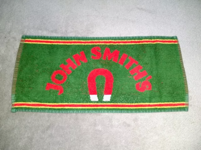 ORIGINAL JOHN SMITH'S 1980's BITTER BAR TOWEL!
