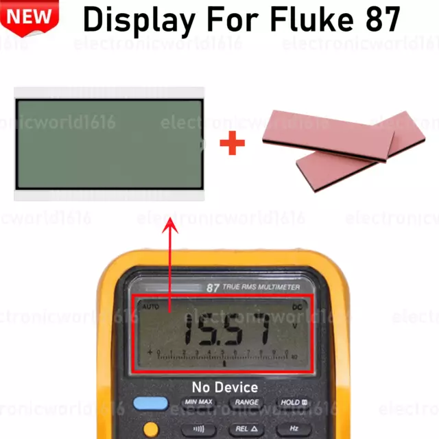 Per Fluke 87 True RMS multimetro industriale riparazione schermo LCD con/kit
