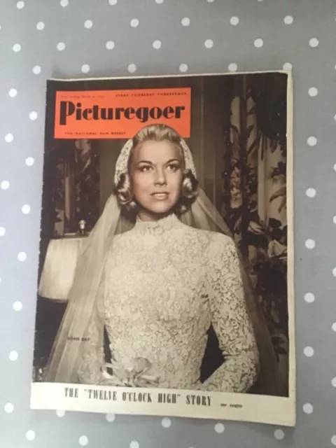 PICTUREGOER magazine March 1950 Doris Day front cover + Grable/Welles/Douglas