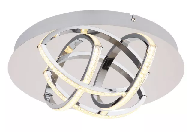 Luxus Deckenleuchte Deckenlampe Wohnzimmer Led Deckenstrahler Kristalle 71019026