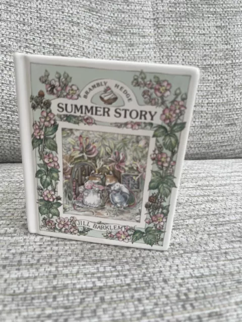 Royal Doulton Brambly Hedge Savings Book / Money Box "Summer Story"