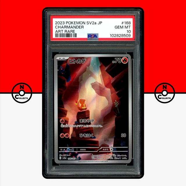 PSA10 ヒトカゲ AR 151 CHARMANDER Charmander #168 Prices | Pokemon Japanese Scarlet & Violet