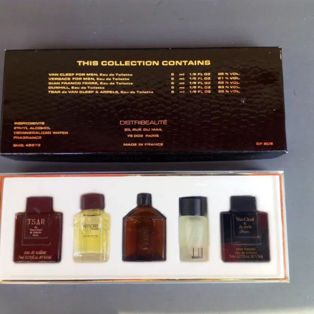 Miniatures De Parfum  Coffret Complet Miniatures De Luxe