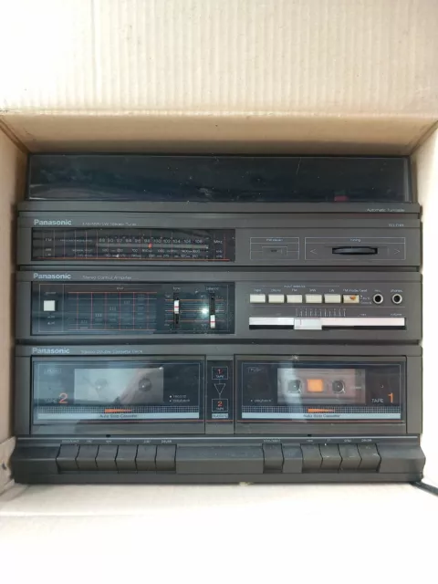 Panasonic   SG-D10L Stereo Music System tape deck and record player