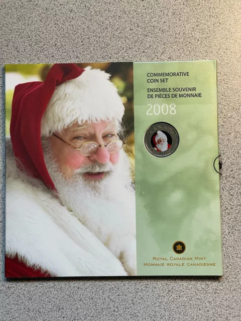 2008 Holiday Gift set - colored 25 cent - Season Greeting - coin set