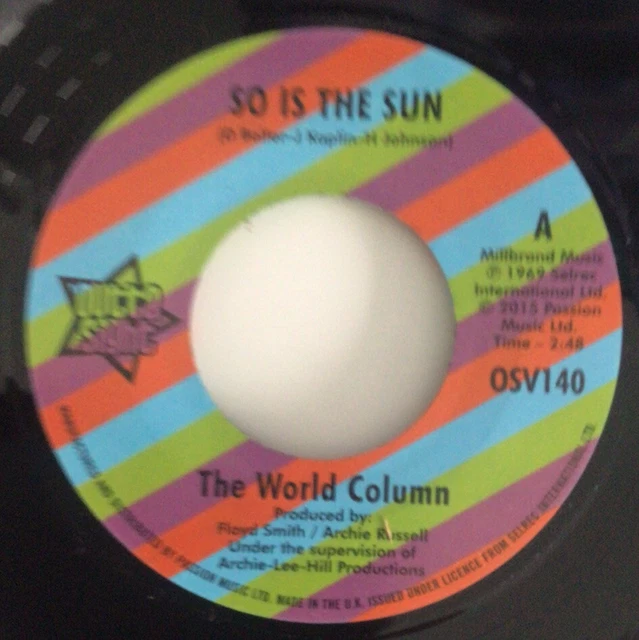 THE WORLD COLUMN So Is The Sun / Prince £9.99 PicClick UK THE WORLD COLUMN So Is The Sun / Prince £9.99 PicClick UK