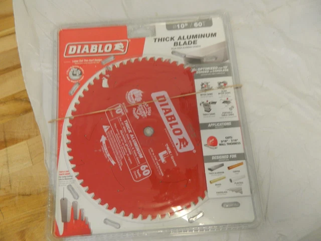 DIABLO Wet & Dry Cut Saw Blade: 10″ Dia, 5/8″ Arbor Hole, 100 Teeth D10100N