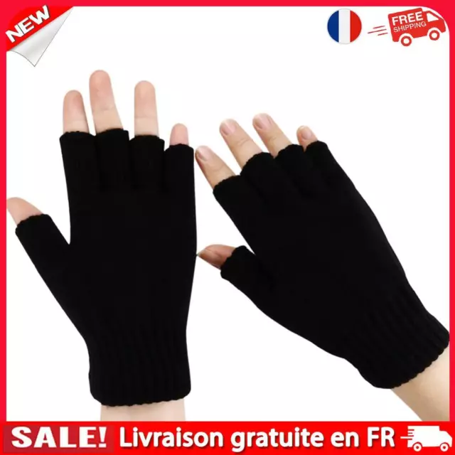 Women Men Electric Heating Gloves USB Thermal Gloves for Sports Skiing (Black)