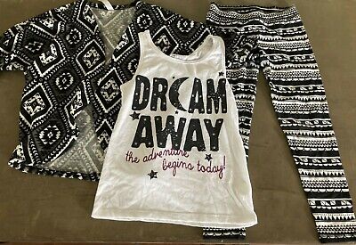 Girls Size Small (3 piece outfit) Black and White by Beautees