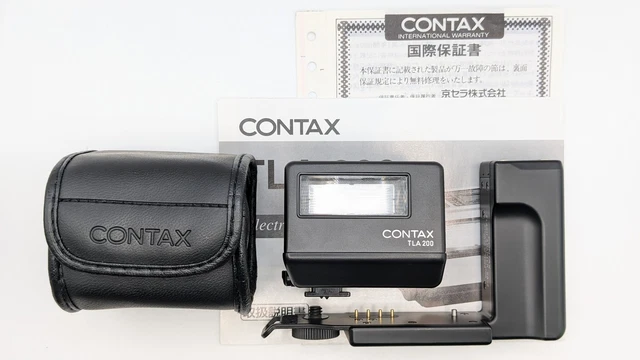 RARE / TESTED [Top MINT] CONTAX TLA200 Shoe Mount Flash Adapter SA-2 From JAPAN