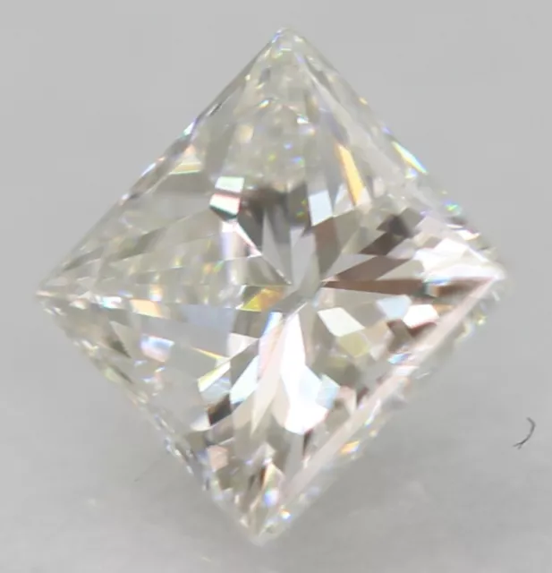 0.17 Carat Couleur D VVS2 Princesse Naturel Libre Diamant 3.16X3.05mm Voir Vidéo 2