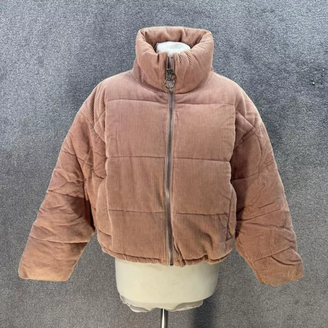 Topshop chunky hotsell corduroy puffer jacket