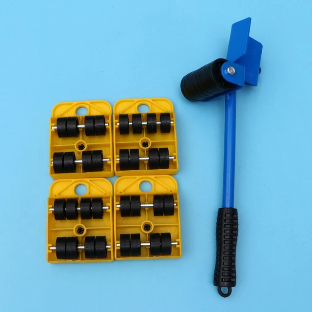 Slider Per Mobili Riutilizzabili – 8 Cuscinetti Per Spostare Mobili Pesanti Su Moquette, Legno, Piastrelle Senza Graffi