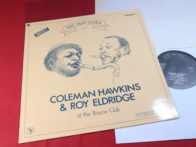 Coleman Hawkins & Roy Eldridge  AT THE BAYOU CLUB  LP Nec Plus Ultra France nm