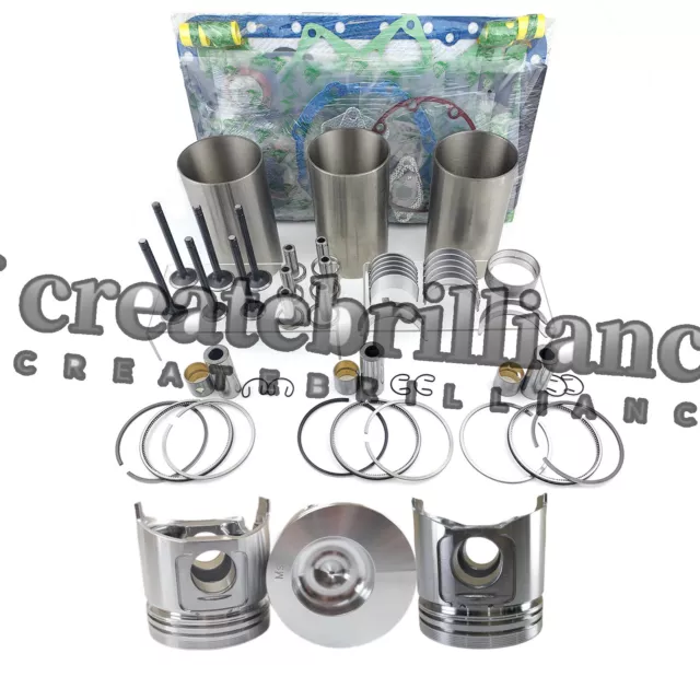 3TNE84 Engine Overhaul Rebuild Kit for Yanmar 3TNE84T 3D84E 3D84N John Deere 790
