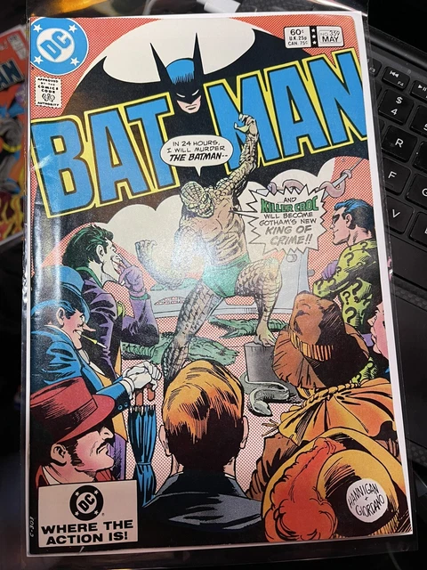 Batman #359, May 1983, VFN+/NM, Killer Croc/Joker cover/story (Mark's comics)