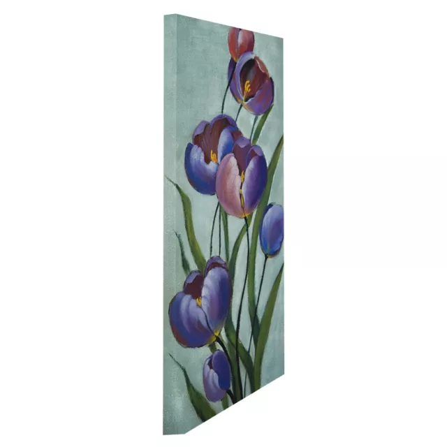 Hand Painted Modern Art Canvas Oil Painting Ready to Hang Wall -Abstract Tulip 3