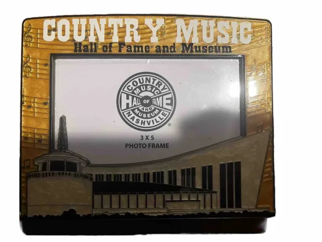 Country Music Hall Of Fame And Museum Picture Frame 3" x 5"  Nashville, TN  READ