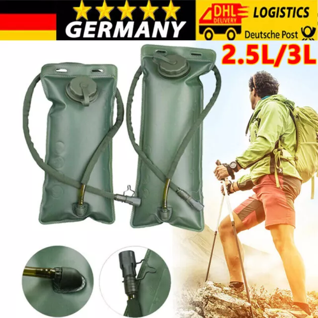 2.5L/3L Trinkblase Wasserbeutel Tasche Rucksack im Freien Radfahren Wandern neu