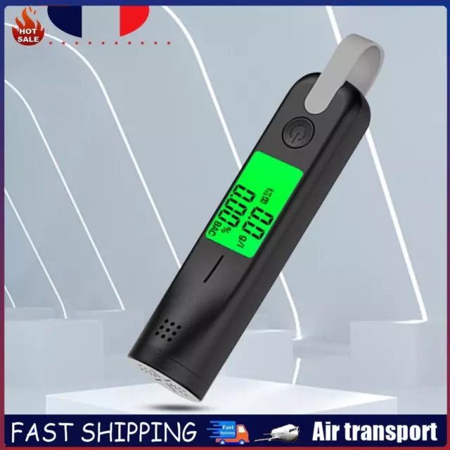 Digital Alcohol Detector High Precision Handheld Alcohol Analyzer (Black) FR