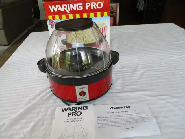 Waring Pro Popcorn Maker WPM10WS Professional Popcorn Machine (20 Cups)