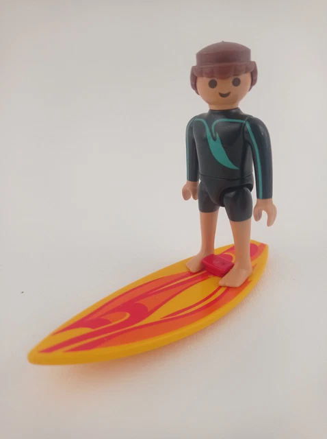 PLAYMOBIL personnage homme surfer  moderne city 1 A2
