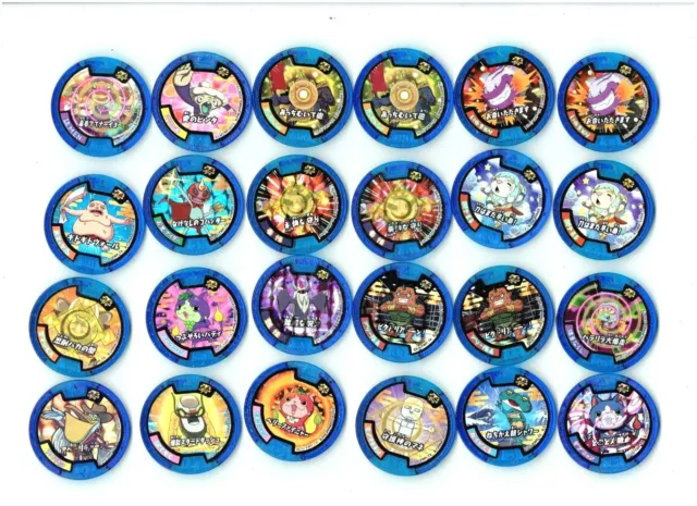 NEW Bandai Yo-kai Watch Youkai medal ♪ Set 02 Tomodachi Yokai 8 Medal Set  Japan