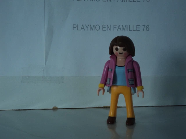 Personnage Playmobil Vintage Série Rose Années 1900 - Set 5501 De 1990 - Occasion Bon état