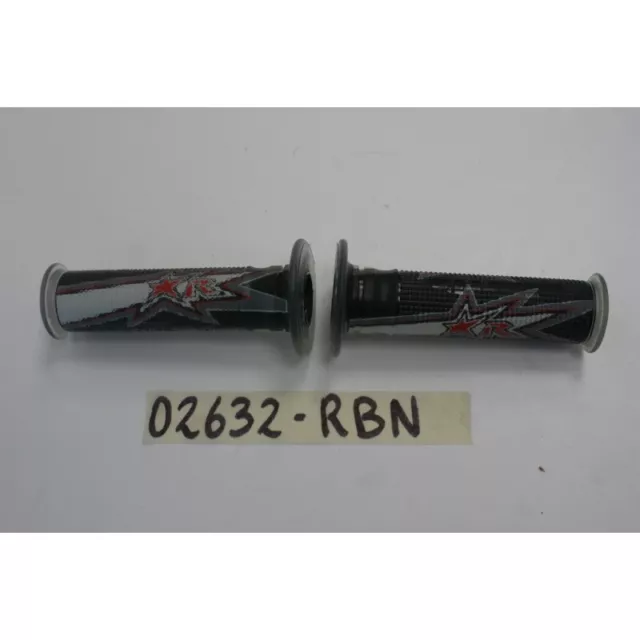 Grip Pair Ø22-24 Ariete HARRI'S Evo Grip Set Motorcycle Scooter (02632-RBN)