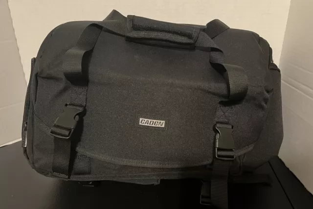 Caden Camera Bag Waterproof Case with Tripod Holder for DSLR/SLR BLACK NWOT