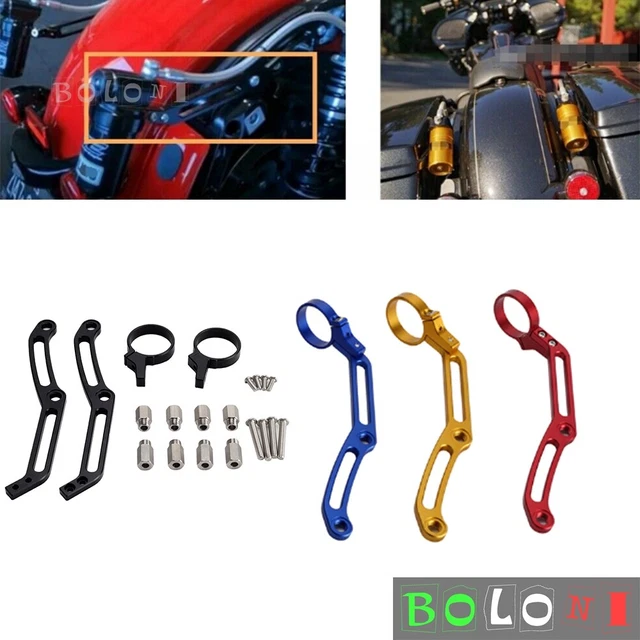 Remote Reservoir Mounts for Harley FLHT FLTR FLHX 2014-2022 Legends Revo Shocks