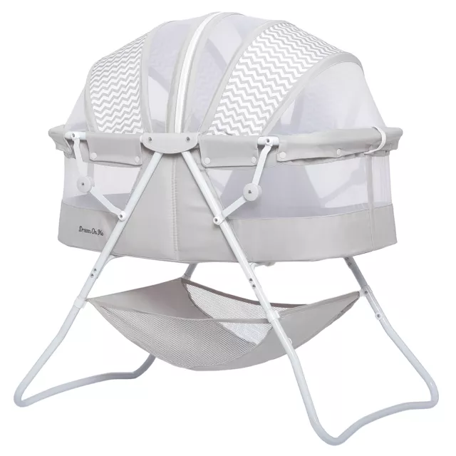Dream On Me Karley Bassinet, Baby Bassinets, Gray